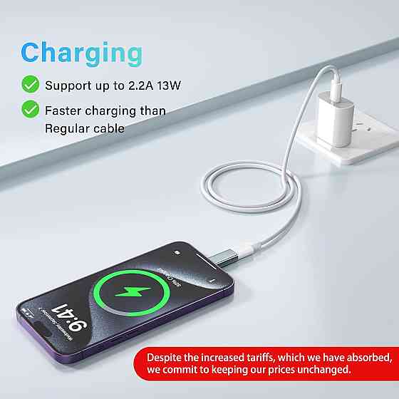 Перехідник Basevs Lightning - Type C Луцьк