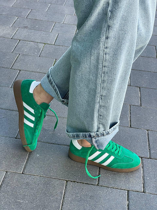 Кеди жіночі Notta bene зелені натуральна замша 37р.(K-0424) Коломия - фото 4