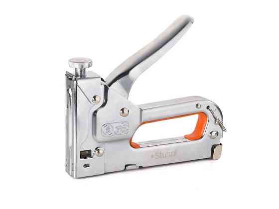 Степлер себ.регульований, з 8 мм скобами (53) 100 шт., тип скоби 53, 4-14 мм, Sturm 1071-01-06 (читайте опис) Рівне