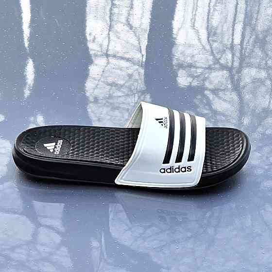 Чоловічі Білі Шльопанці Adidas Чорні Сланці Тапочки Адідас (розміри: 41,44) Дніпро