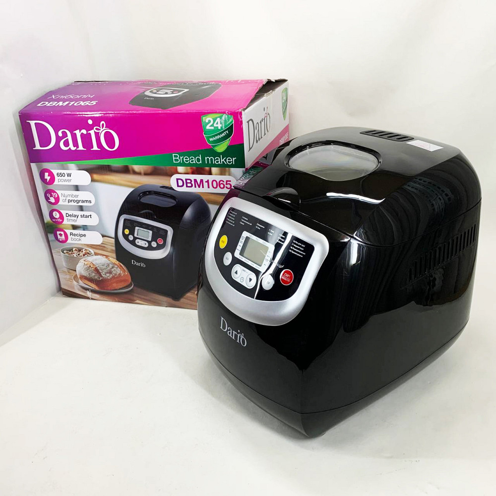 Хлебопечка с регулируемой корочкой DARIO DBM 1065 600 Вт, 19 програм, Хлебопечь дисплей XB-53 Львов - изображение 9
