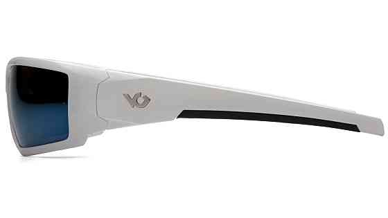 Окуляри захисні Venture Gear Pagosa White (ice blue mirror) Anti-Fog, дзеркальні сині в білій оправі Запоріжжя