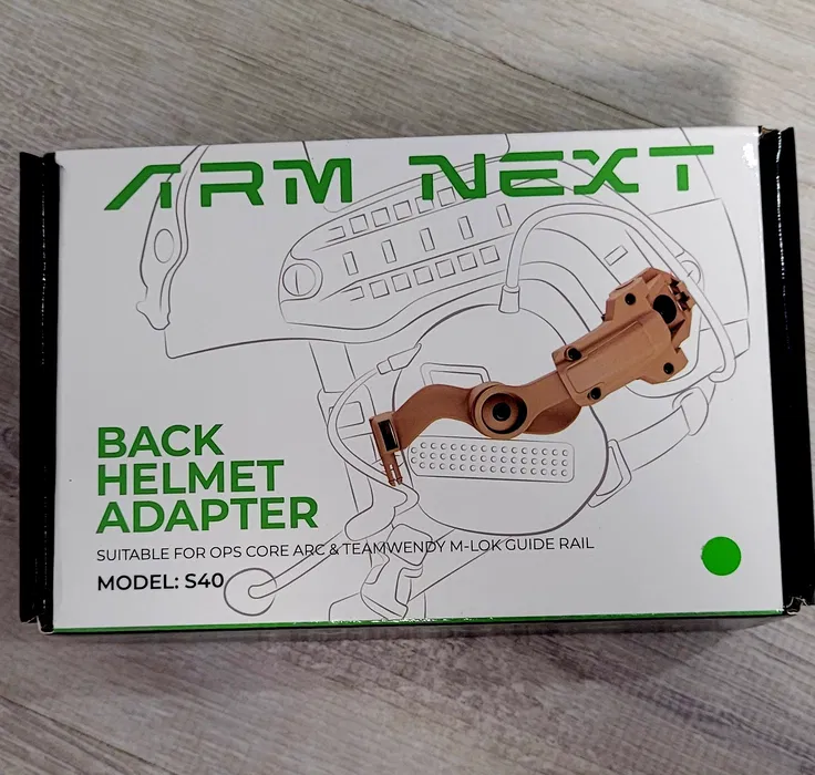 Тактическое крепление чебурашки ARM Next S40 для наушников на шлем (Оливковый) Киев - изображение 5
