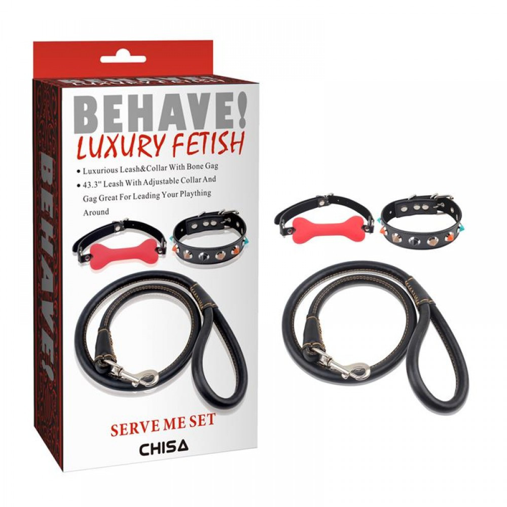 Набор БДСМ Chisa BEHAVE! LUXURY FETISH из 3-х предметов Sex Aura Киев - изображение 1