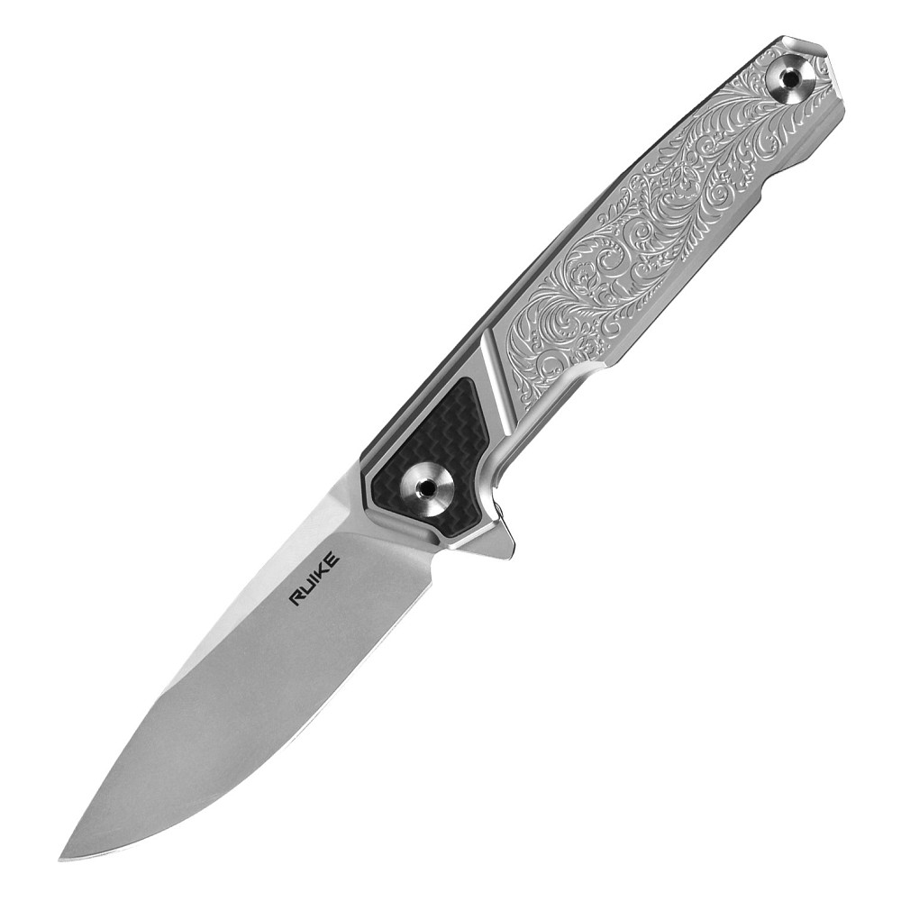 Ніж складаний туристичний Ruike P875-SZ, (8.9 см) 14C28N / steel 420 сірий Київ - фото 1