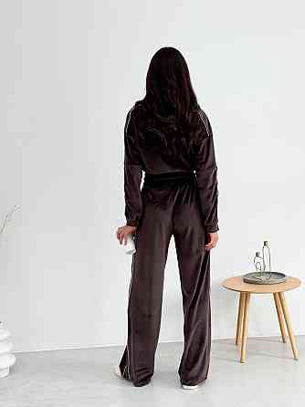 Велюровый костюм женский спортивный Шоколадный 48/52 Харьков