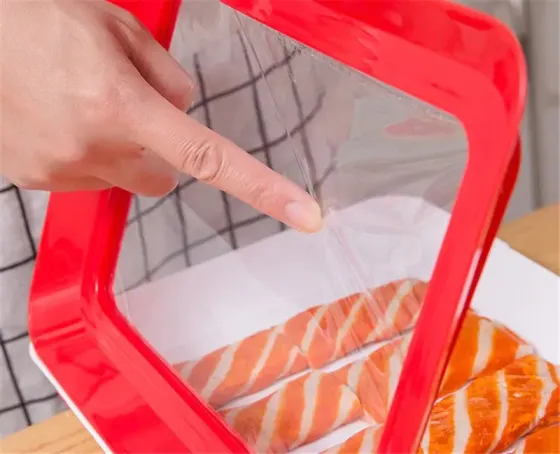 Умный поднос для хранения пищи Supretto с крышкой для нарезки и продуктов Коломия