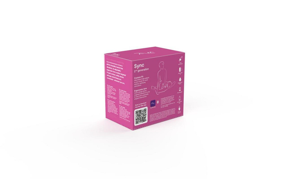 Смарт-вібратор для пар We-Vibe Sync 2 Rose, 10 віброрежимів, пульт ДК Sex Aura Київ - фото 10