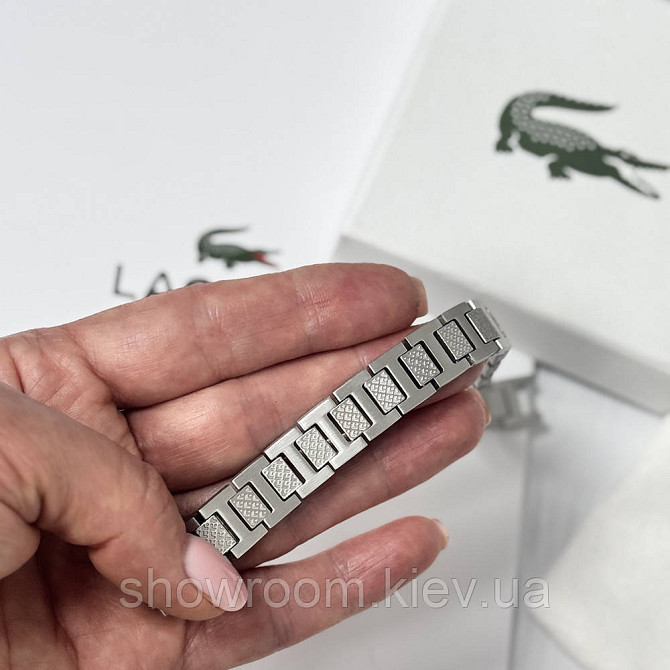Чоловічий фірмовий браслет Lacoste, Лакоста (40188) Київ - фото 8