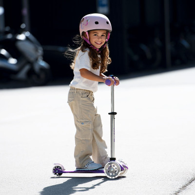 Самокат Micro Mini Deluxe Fairy Glitter LED Пурпуровий (MMD207) Винница - изображение 10