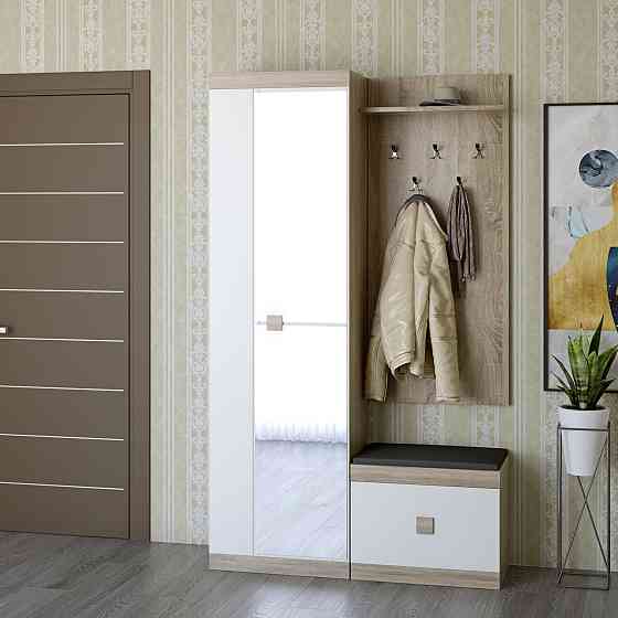 Прихожая Эверест Соната 3 (модульная - 4 элемента) дуб сонома + белый (DTM-2195) Днепр