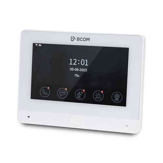 Wi-Fi відеодомофон 7" BCOM BD-760FHD/T White з підтримкою Tuya Smart Киев