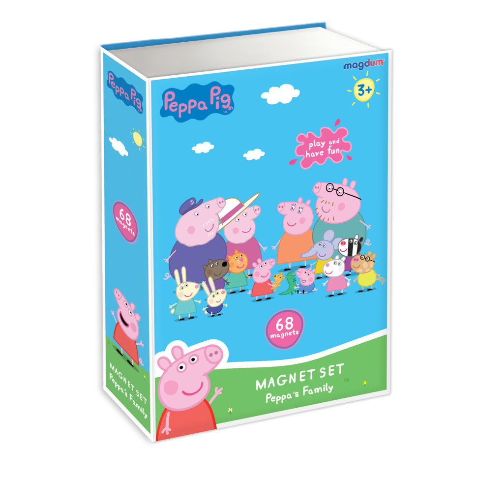 Набір магнітів "Магнітна історія Сім'я Пеппи" МЕ 5031-15, 68 магнітних деталей Вінниця - фото 3