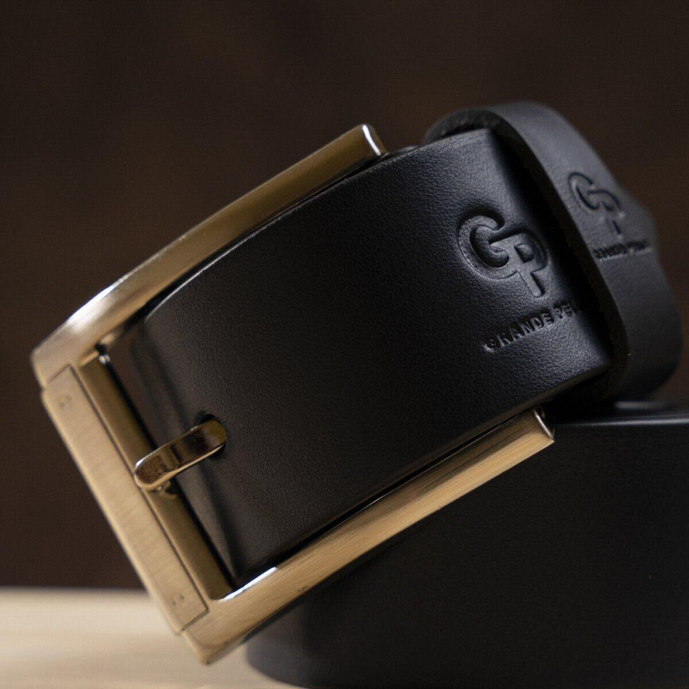 Ремень мужской Grande Pelle 11055 Синий Киев - изображение 4