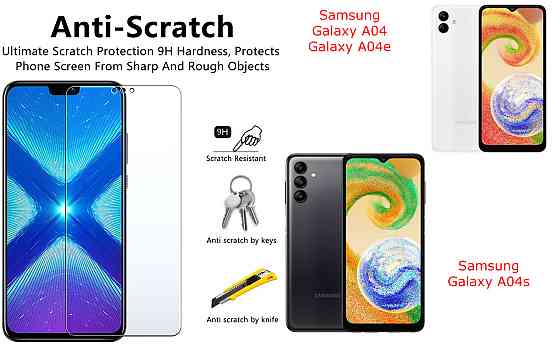Защитное стекло NeoGlass для Samsung Galaxy A04, Galaxy A04e, Galaxy A04s – ультрапрозрачное и устойчивое Киев