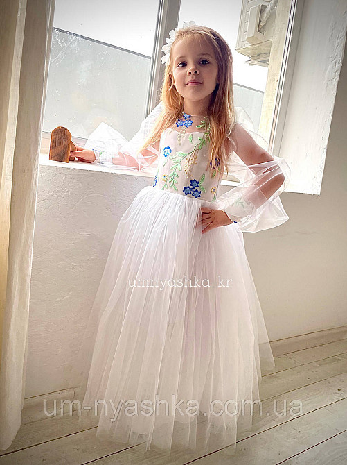 Дитяча святкова вишита сукня комп'ютерна вишивка р.34 Кривий Ріг - фото 4