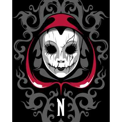 Картина по номерам Santi Wednesday Ominous Mask 40х50 см LED підсвітка (955078) Вінниця