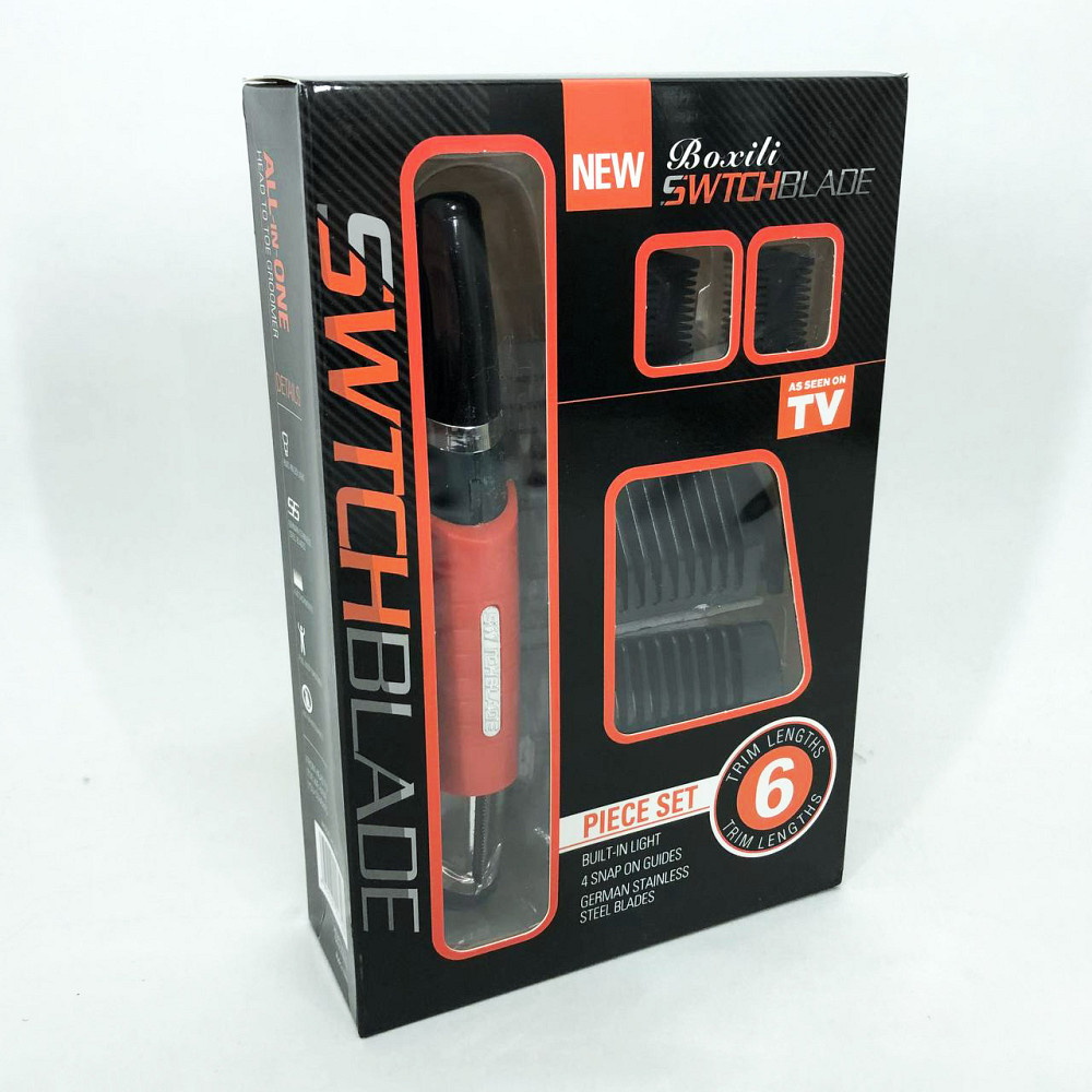 Триммер мужской для носа и ушей бровей, Триммер для бороды головы и носа 3в1 QP-61 Львов - изображение 7