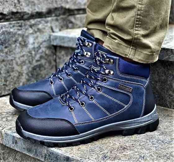 Черевики ЗИМНІ чоловічі Сині Кросівки з МЕХОМ (розміри: 41,42) — 0295 Дніпро