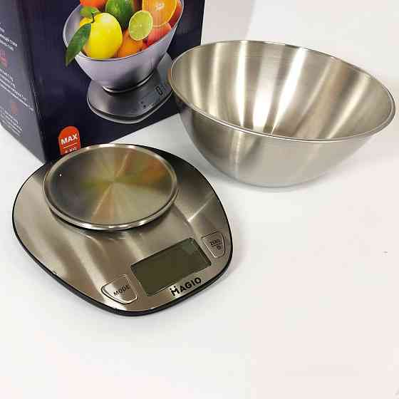 Кухонні ваги з вимірюванням об'єму MAGIO, Зручні ваги для домашньої кухні для кухні з дисплеєм VT-24 Львів