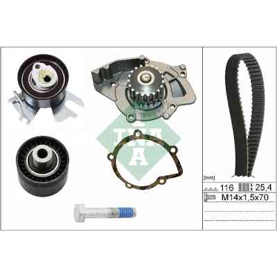 Комплект ремня ГРМ с помпой INA 530 0449 30 Винница