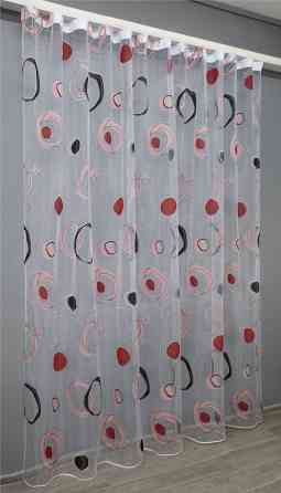 Тюль органза с принтом цвет разноцветный 1424т Киев