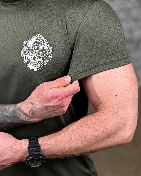 Футболка Воїн олива ДЛ7219 Одеса - фото 5