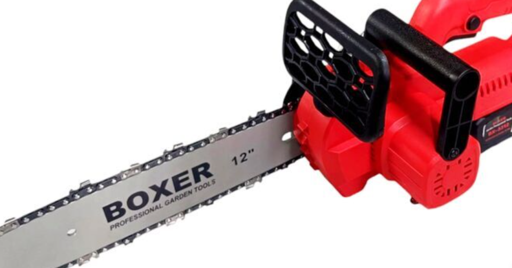 Ланцюгова пила акумуляторна 30 см 1850Вт 2x24В 6А·ч в кейсі, автомастило, 4100 об/хв, корпус червоний Одеса - фото 4