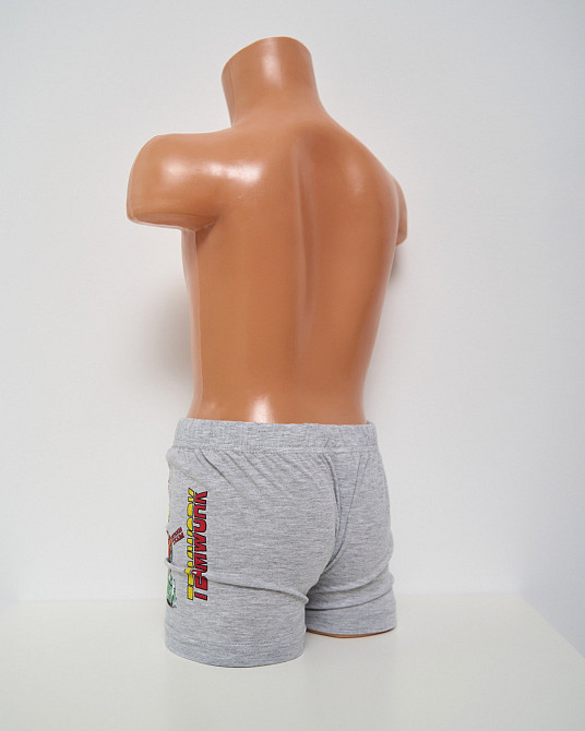 Боксеры подростковые однотонные - сбоку надпись. Набор из 5 шт. Nicoletta 41384 8-9 Киев - изображение 2