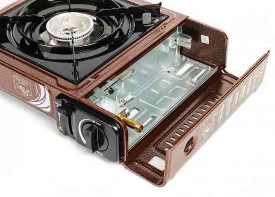 Портативная газовая плита MS-2500LPG (Коричневая) Киев