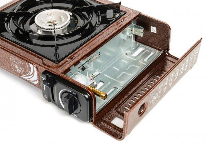 Портативная газовая плита MS-2500LPG (Коричневая) Киев - изображение 6