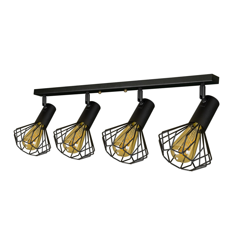 Светильник на планке с поворотними плафонами 4-Е27 Diadem NL 2215-4 Киев - изображение 3