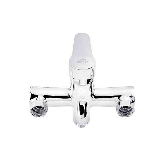 Змішувач для ванни Kroner KRM Elbe - C060 з душовим гарнітуром, хром Київ