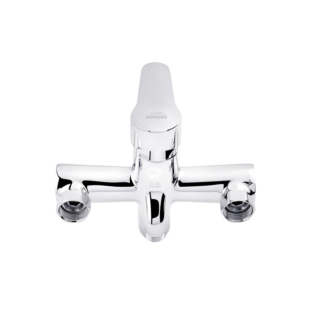 Змішувач для ванни Kroner KRM Elbe - C060 з душовим гарнітуром, хром Київ - фото 5