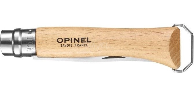 Кухонный Нож складной с штопором и открывалкой Opinel No.10 
