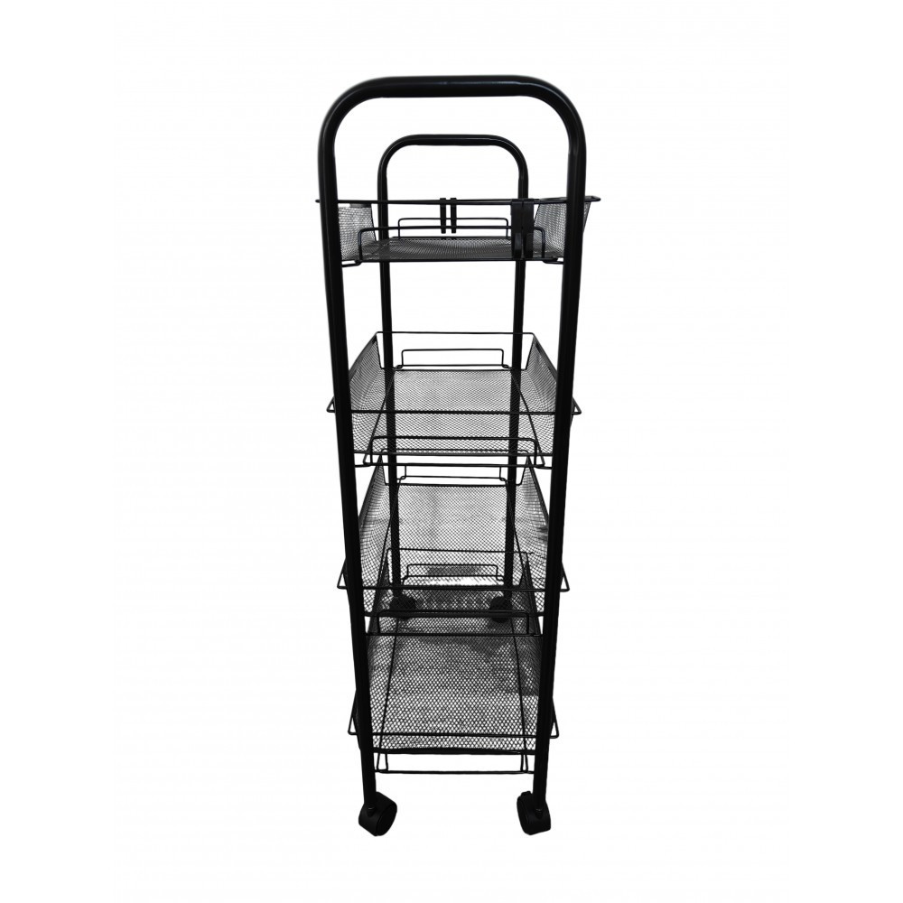 Стелаж етажерка з полицями на колесах Bonro B-074 візок Київ - фото 4