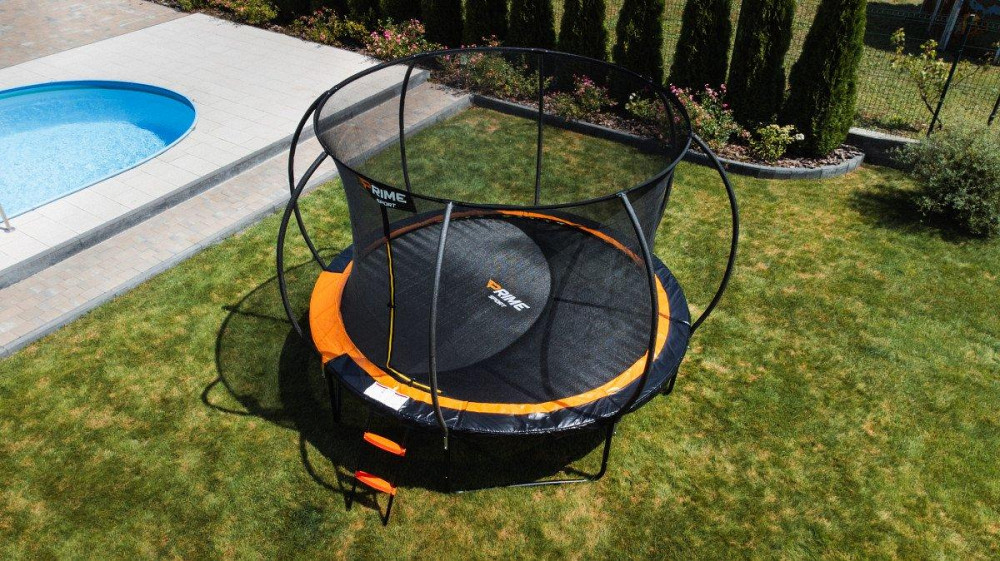 Батут PRIME SPORT INSIDE TITANPRO с внутренней сеткой 10 футов оранжевый Киев - изображение 4