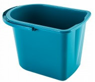 Відро прямокутне 14л пластик бірюзовий Алеана Житомир - фото 1