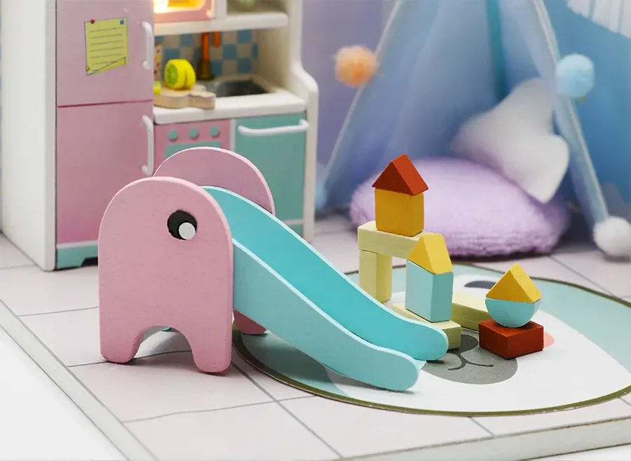 3D Румбокс DIY House «Розовая симфония» + Пылезащитный купол (S2008) Киев - изображение 8