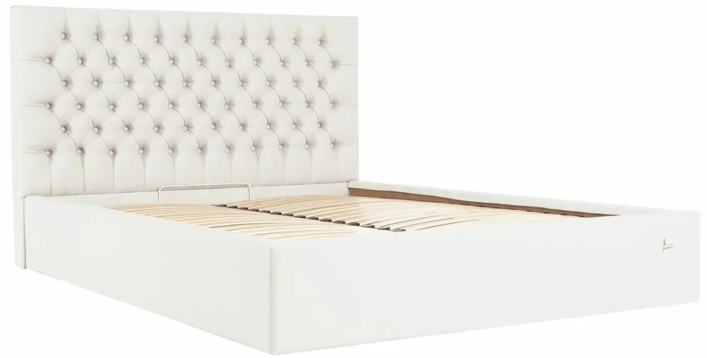 Кровать Cambridge Comfort 120 х 190 см Fly 2200 С подъемным механизмом и нишей для белья Белый Киев - изображение 1