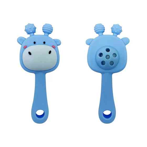 Силиконовый прорезыватель-погремушка 