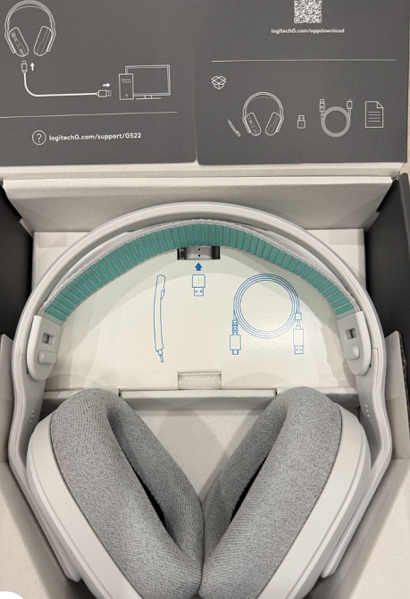 Навушники Logitech G522 LightSpeed Wireless Gaming Headset White. Харків - фото 3