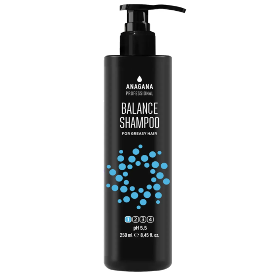 Шампунь "Баланс" для жирної шкіри голови ANAGANA 250 мл Київ