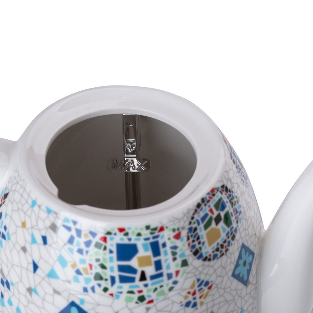 Чайник електричний Sokany SK-09008, 1,5 л, безшумний, білий Київ - фото 2