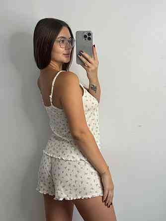 Жіночий комплект для дому та сну Квіти XL-2XL Харків