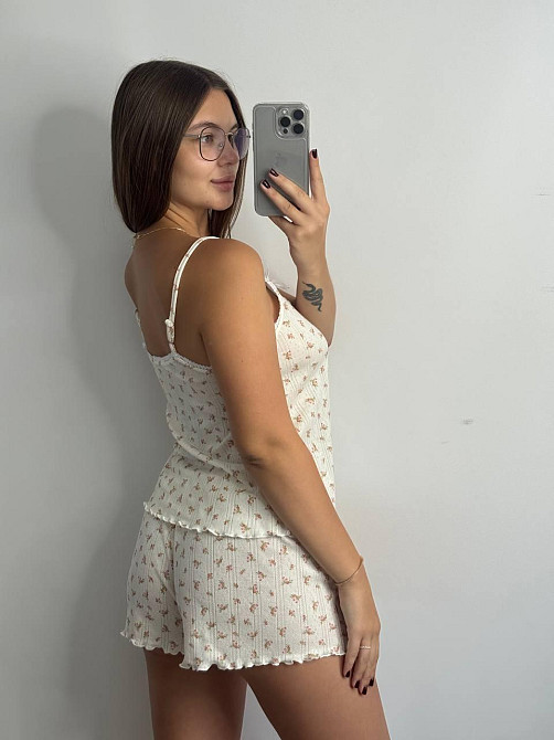 Женский комплект для дома и сна Цветы XL-2XL Харьков - изображение 2