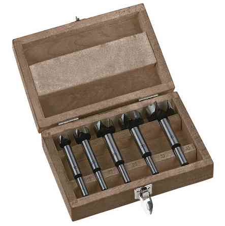 Набір свердел Forstner MILWAUKEE, (5шт), дерев'яний пенал Одеса