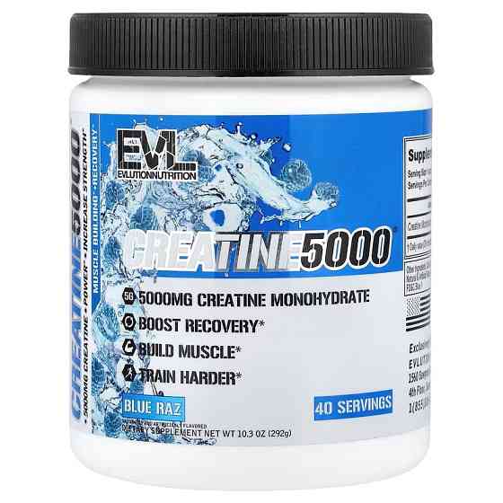 Креатин моногідрат EVLution Nutrition Creatine 5000 292 г, Blue Raz Луцьк