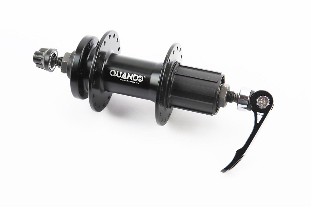 Втулка задня MTB алюмінієва 14Gx32H під касету 8-10зв, Disk-brake, кріпл. ексцентрик, чорна KT-MD4R Київ - фото 1