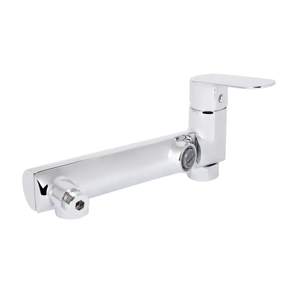 Змішувач для ванни Qtap Evia з поворотним виливом і душовим гарнітуром QTEVI260CRM47578 Chrome Київ - фото 4